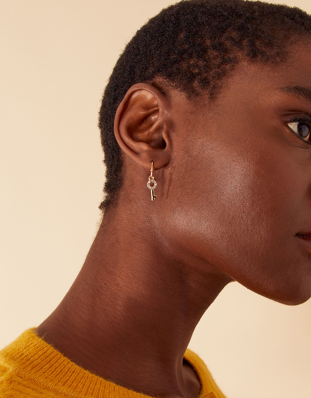 Key best sale dangle earrings